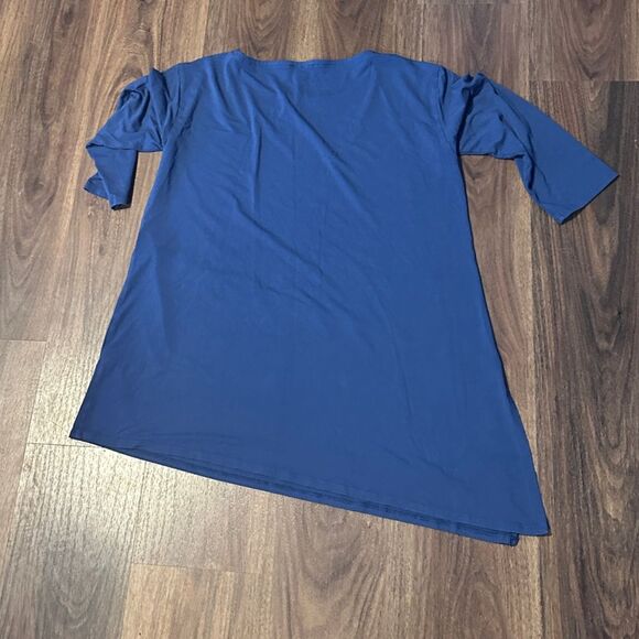 Blue Eileen Fisher Top Size Medium - Picture 3 of 3